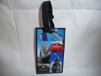 London luggage tag